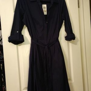 NWT Charter Club Navy Blue Dress